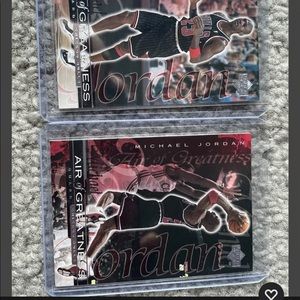 2 card set.  Michael Jordan 1999 upper deck